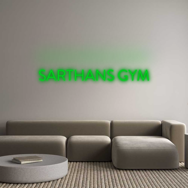 Custom Neon: SARTHANS GYM