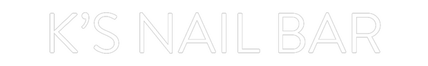 Custom Neon: K’S NAIL BAR