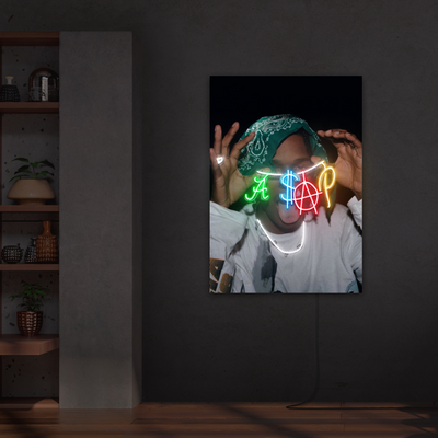 ASAP ROCKY Rapper Neon Sign