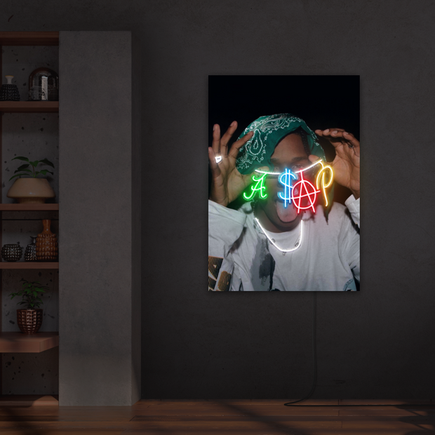 ASAP ROCKY Rapper Neon Sign