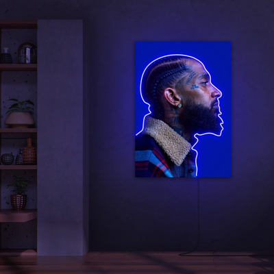NIPSEY Rapper Neon Sign