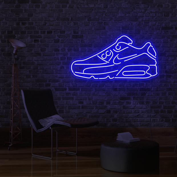 Max Air Shoe Neon Wall Art