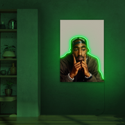 TUPAC Rapper Neon Sign