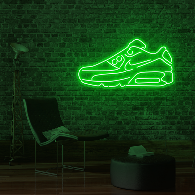 Max Air Shoe Neon Wall Art