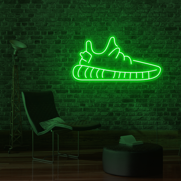 Yeezy Hypebeast Neon Wall Art
