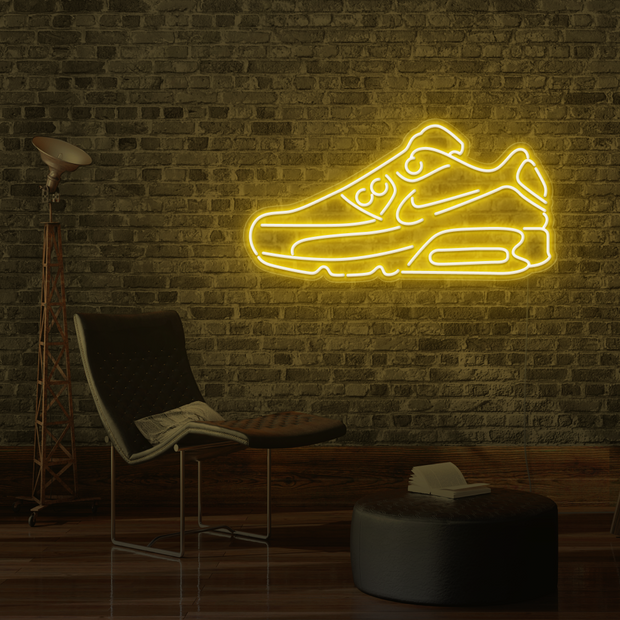 Max Air Shoe Neon Wall Art