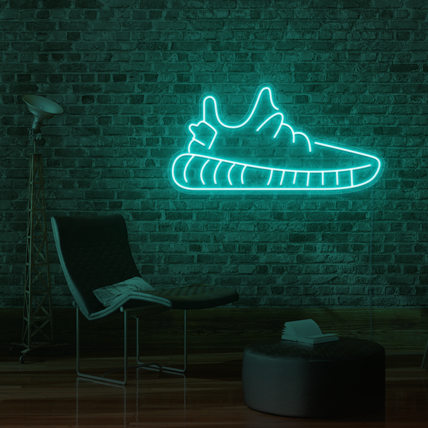 Yeezy Hypebeast Neon Wall Art