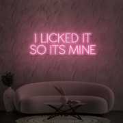 I licked it so its mine