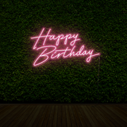 Happy Birthday Neon Sign