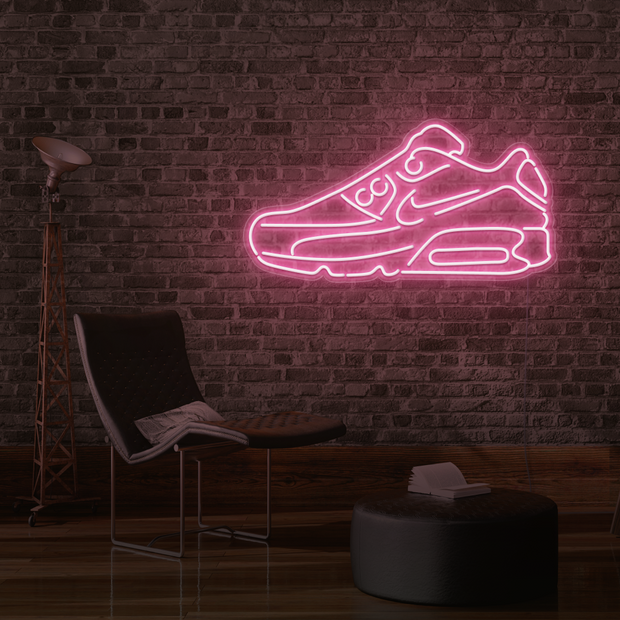 Max Air Shoe Neon Wall Art