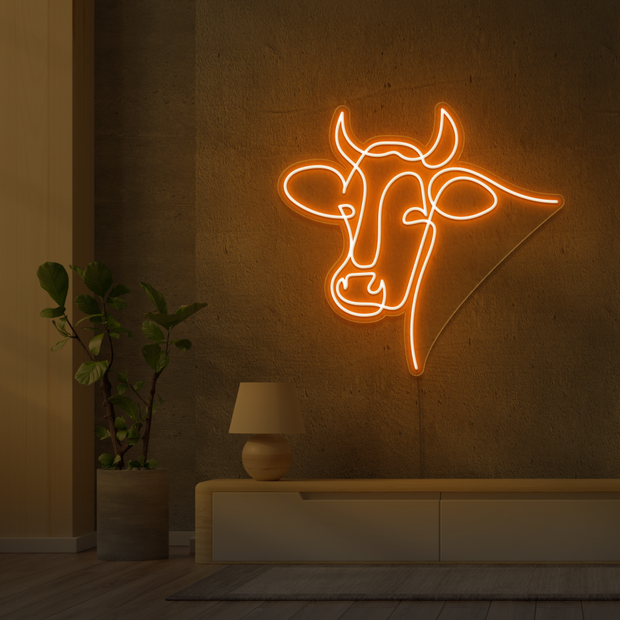 Cow Line Art