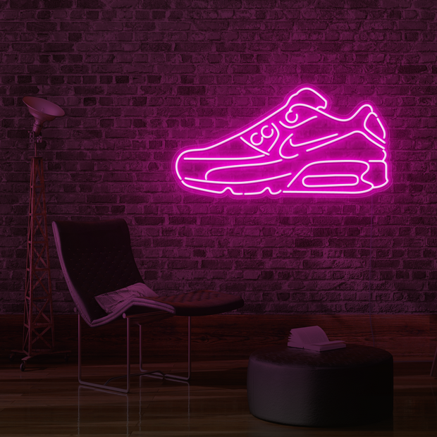 Max Air Shoe Neon Wall Art