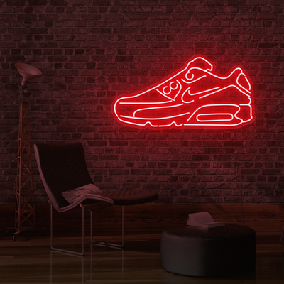 Max Air Shoe Neon Wall Art