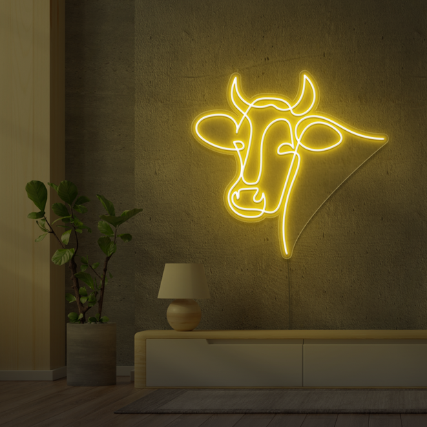 Cow Line Art